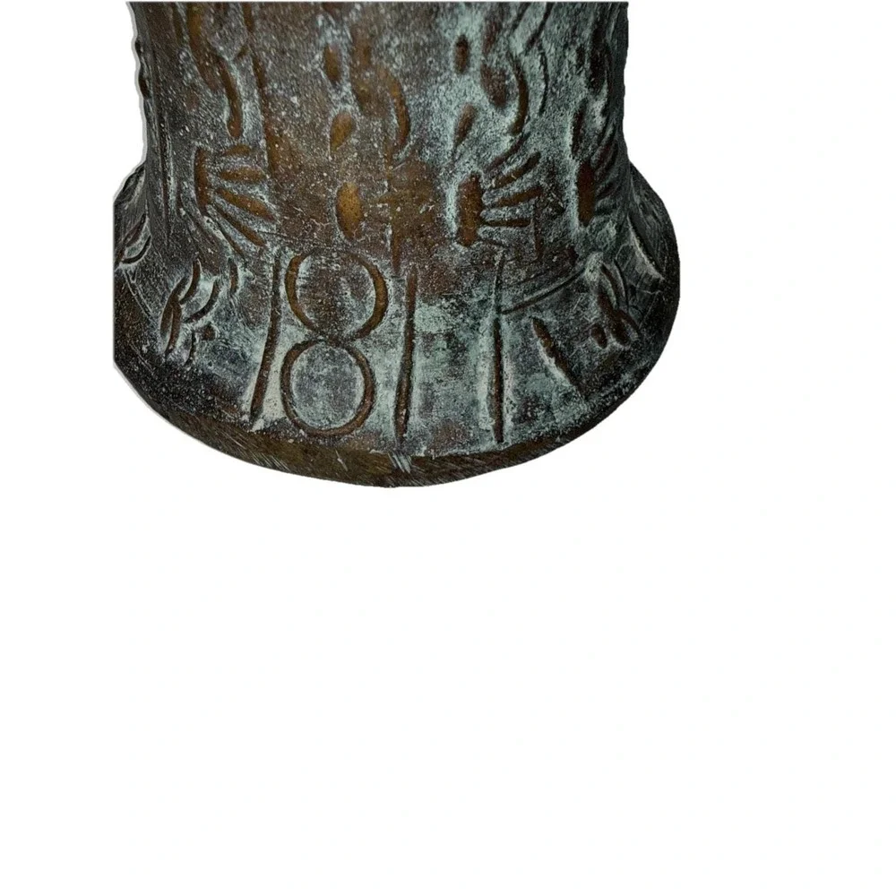 Antique Bronze Spanish Mexico‎ Brass Mission Heavy Church Single Bell 6
